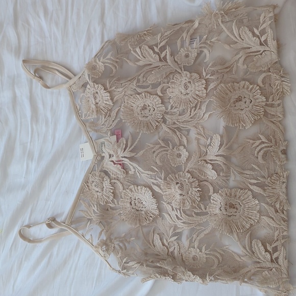 Eva Franco Tops - Eva Franco floral applique cami from Anthropologie